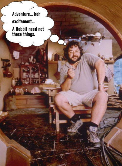 PJ Caption Contest/Show Us The Hobbit - 500x675, 84kB