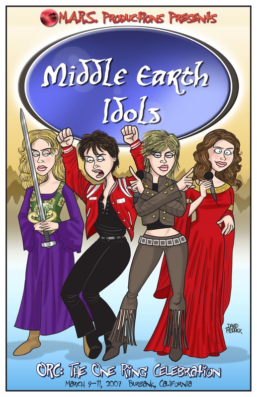 Middle Earth Idols Promo Art! - 517x800, 111kB