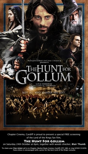 'The Hunt for Gollum' at Chapter Cinema - 366x640, 86kB