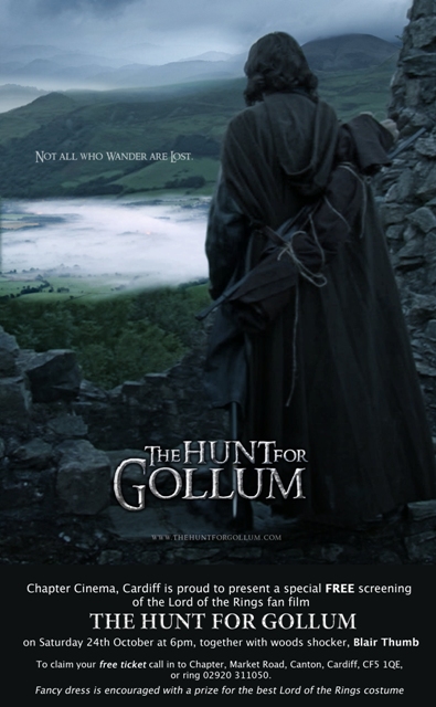 'The Hunt for Gollum' at Chapter Cinema - 395x640, 152kB